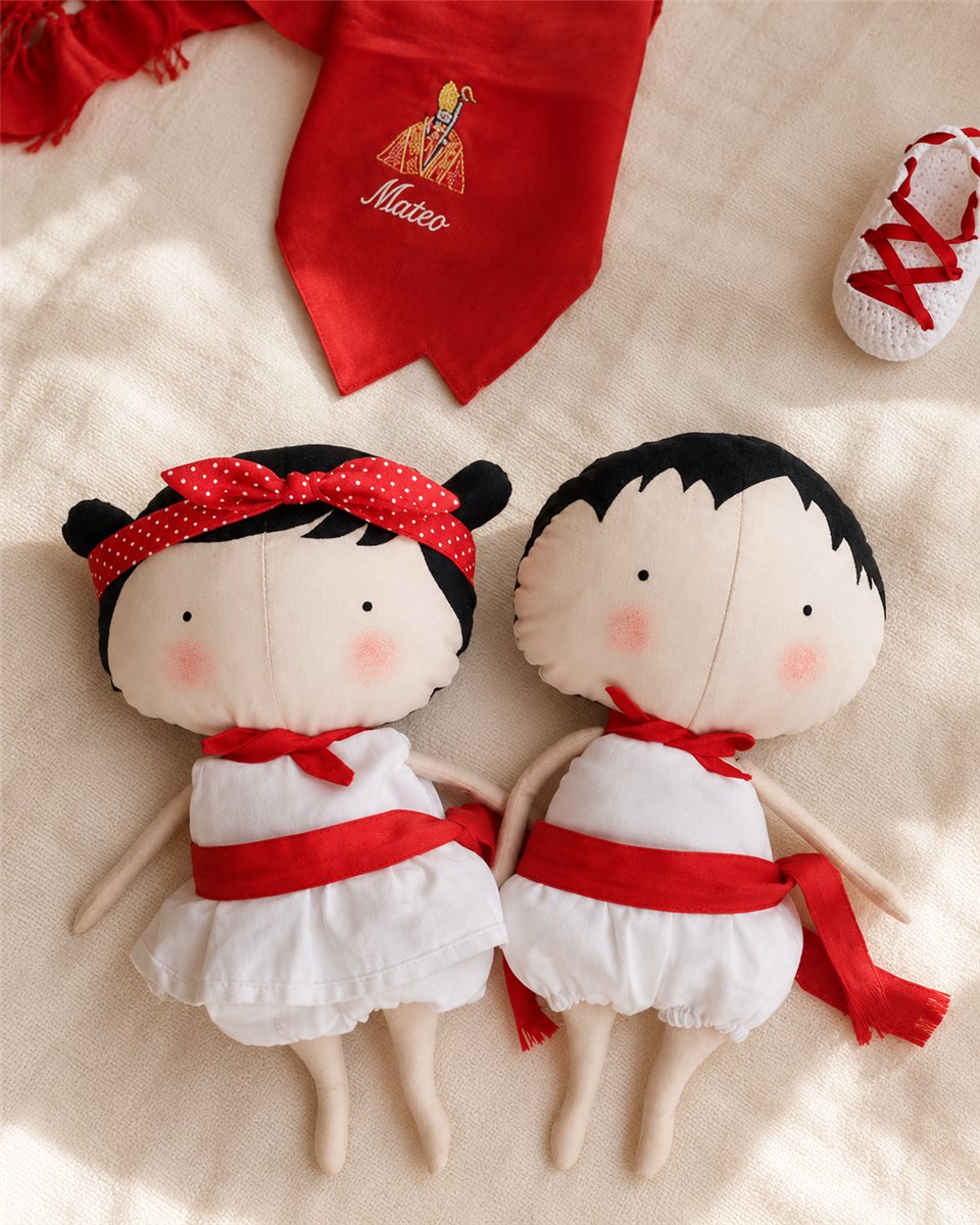 Muñecos de San Fermín hecho a mano