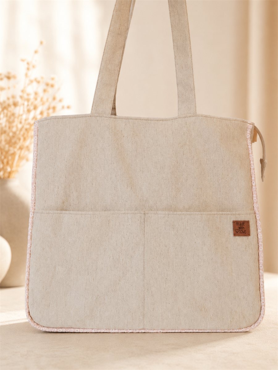Maxi tote Canvas personalizado, vista de detalle