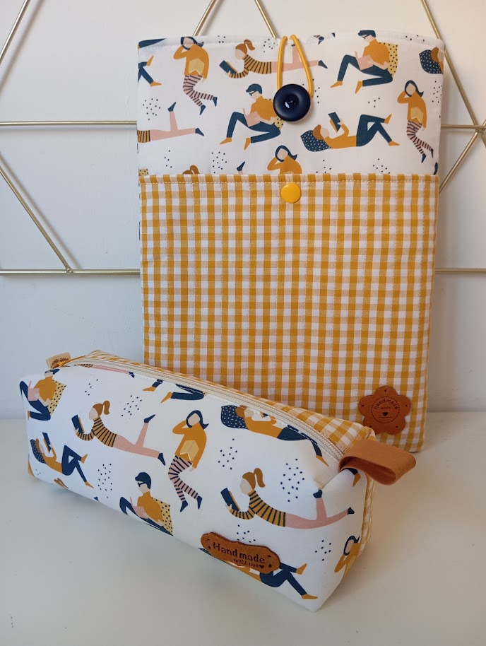 Funda de libro hecha a mano