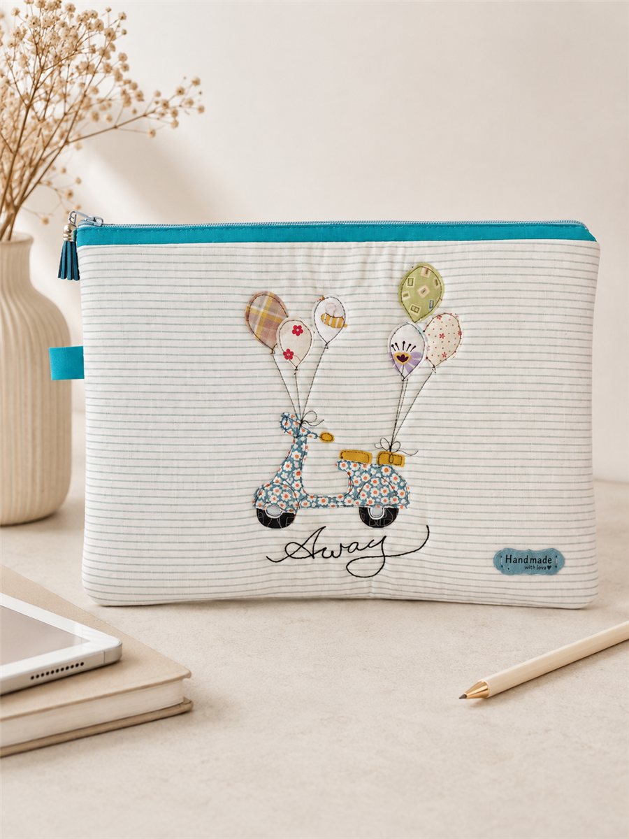 Funda Vespa de patchwork hecho a mano